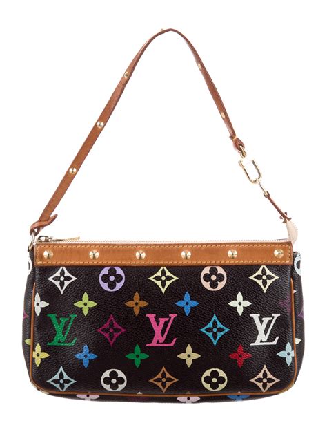 pochette louis vuitton multicolo the real real|are louis vuitton pochettes real.